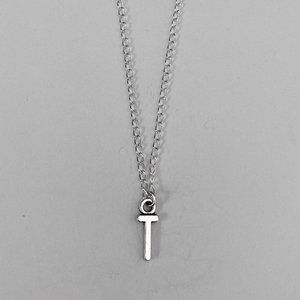 3 for $49 New Silver "T" Initial Necklace